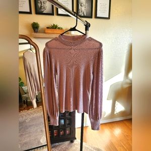 Abercrombie & Fitch puffy arm sweater